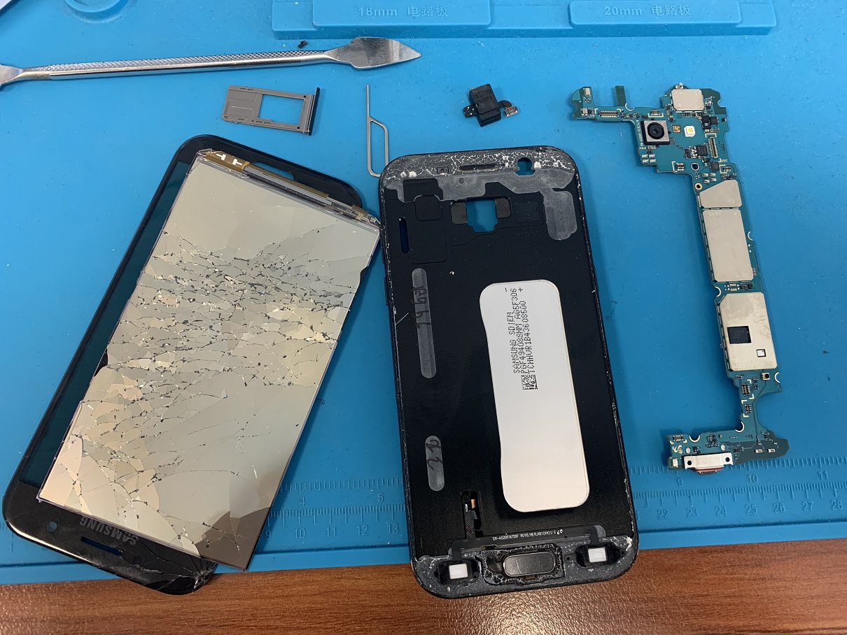 Reparatur im Detail
