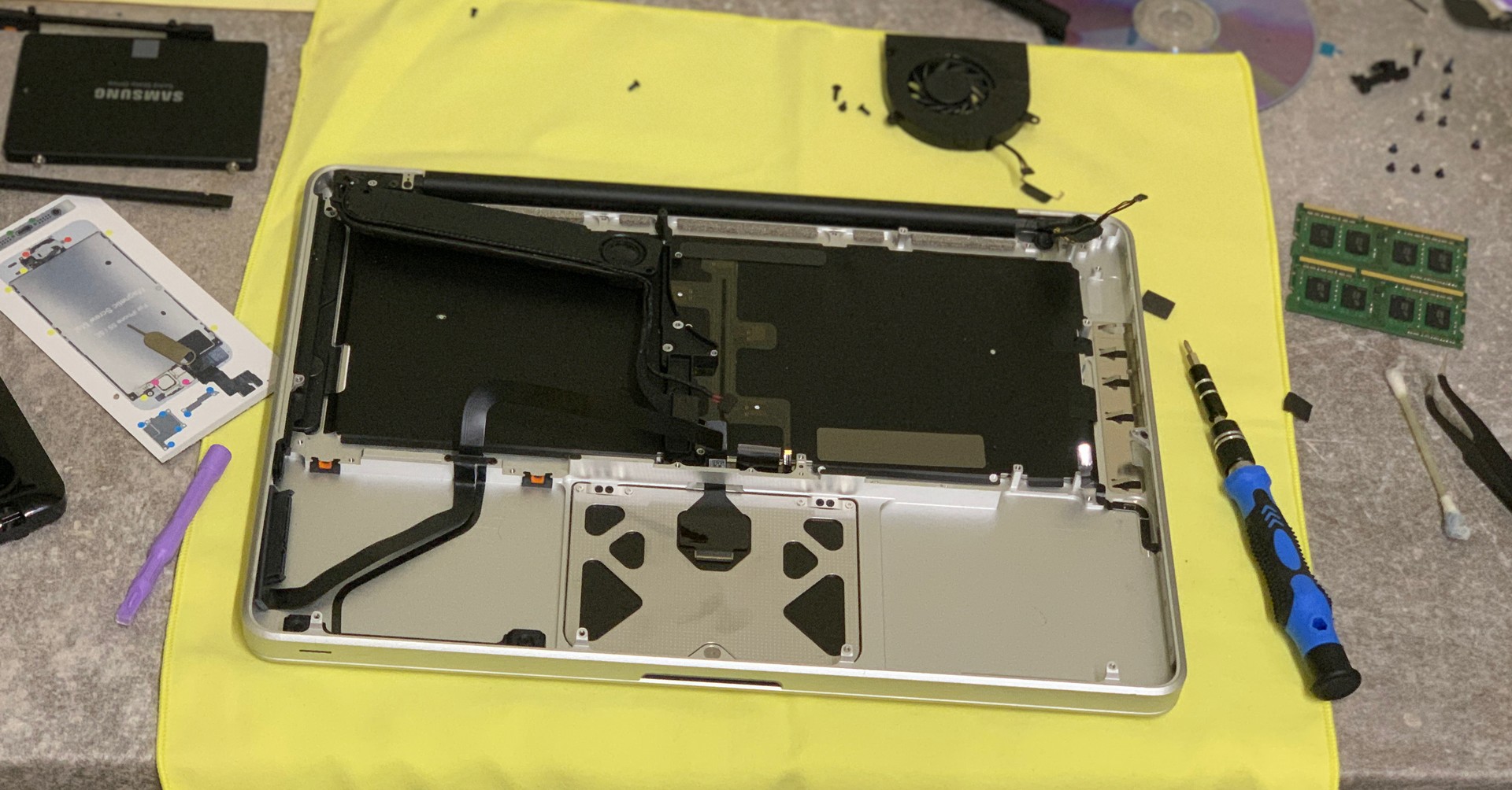 Reparatur eines MacBooks